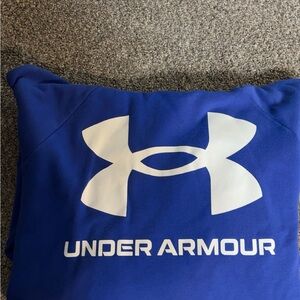Under Armour Royal Blue Sweatshirt with White Logo